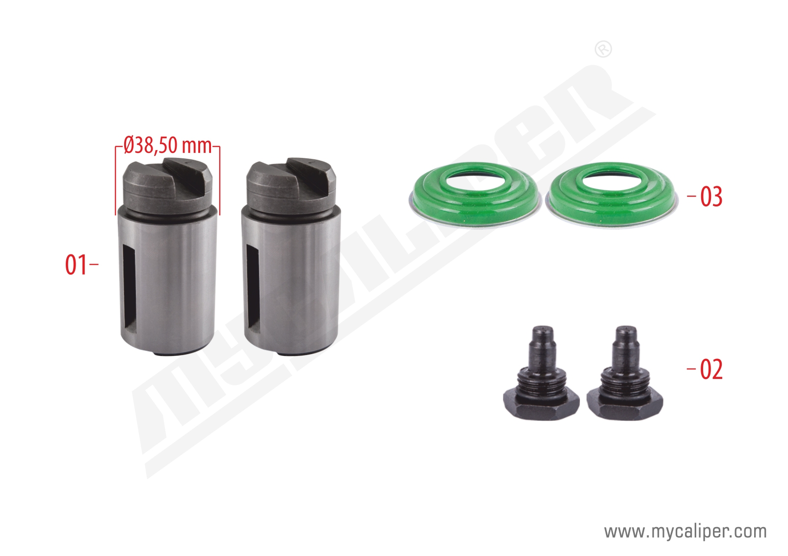 Brake Plunger Kit Left (New Model) 