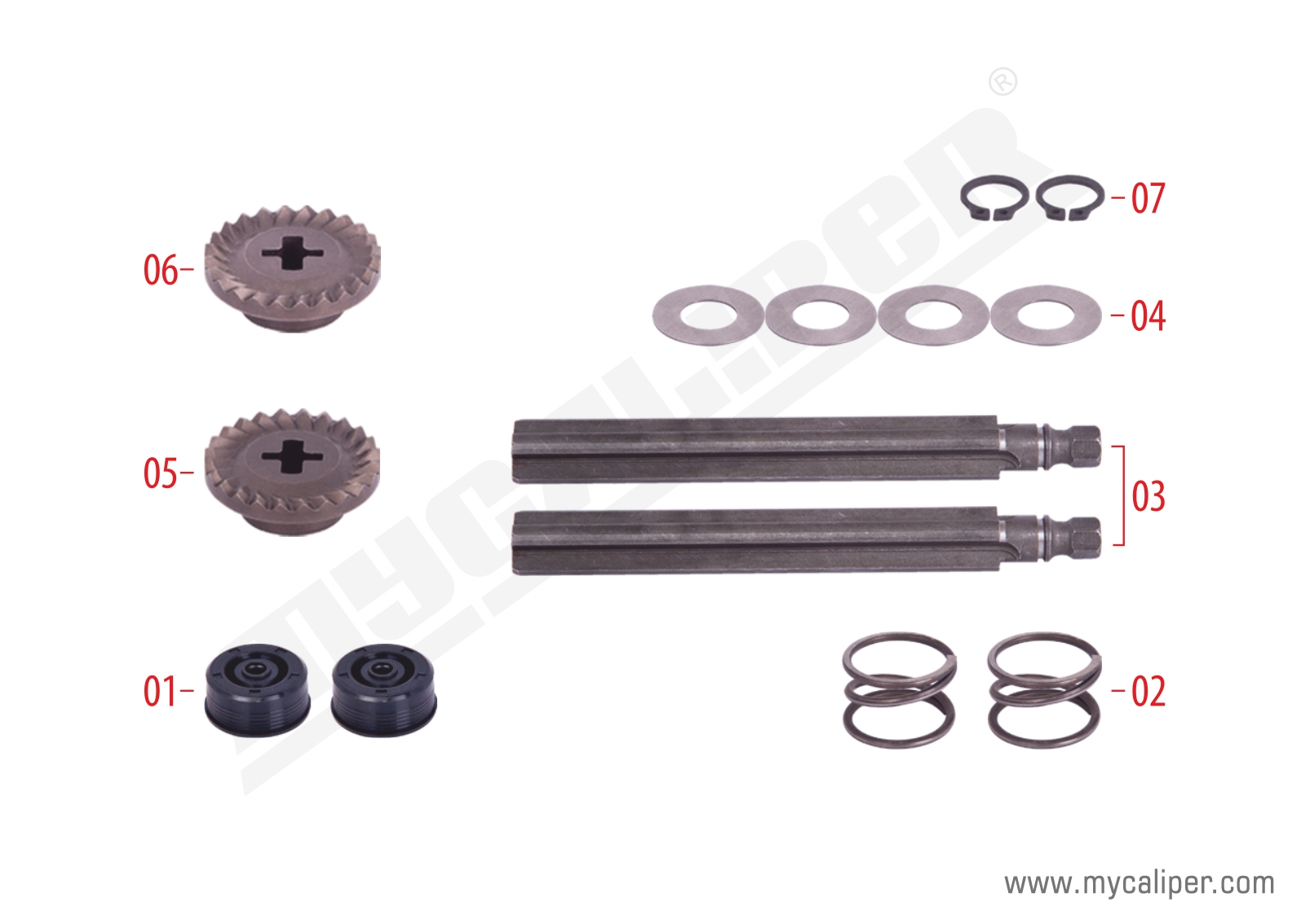 Caliper Mechanism Repair Kit