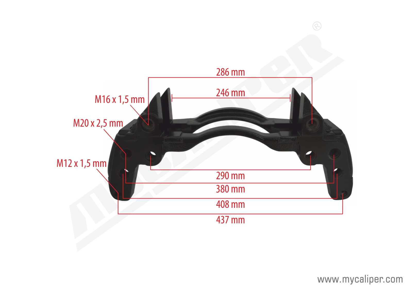 Knorr Caliper Carrier 22,5 Inch Right&Left Scania Old Model 