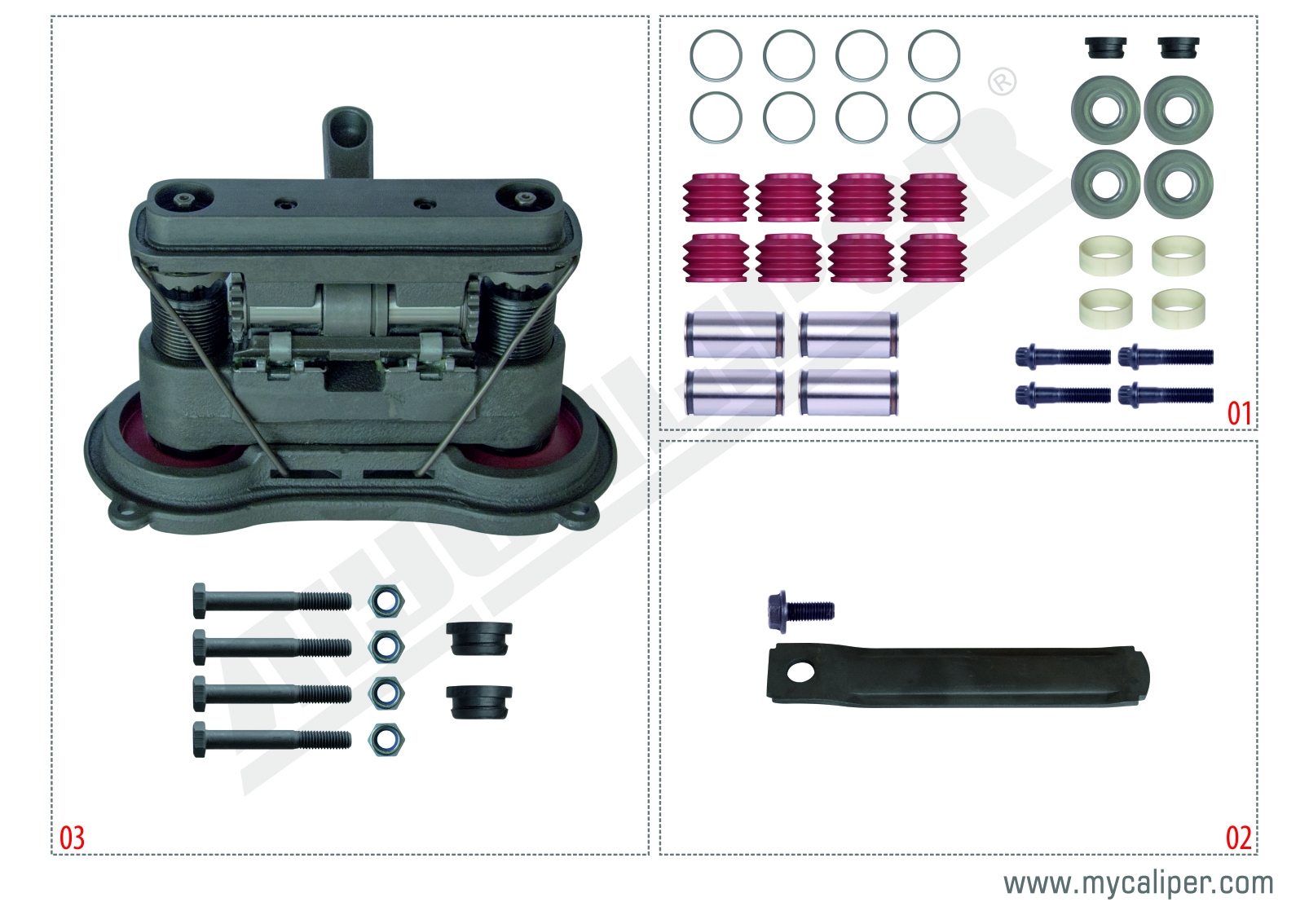 MARK II-III (2-3) TYPE Piston Version Repair Set 