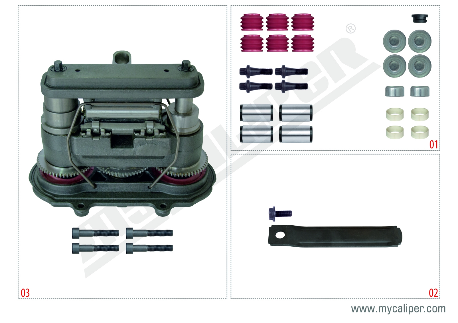 MARK IV (4) TYPE - Haldex Repair Set