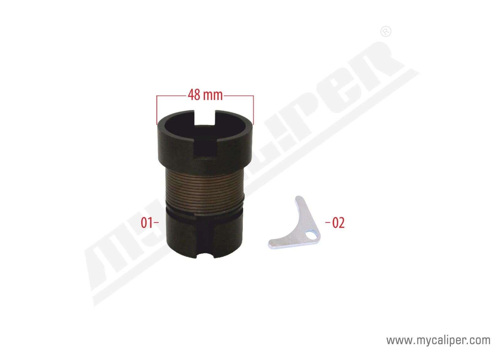 Caliper Adjusting Mechanism (Right - Old Type) 