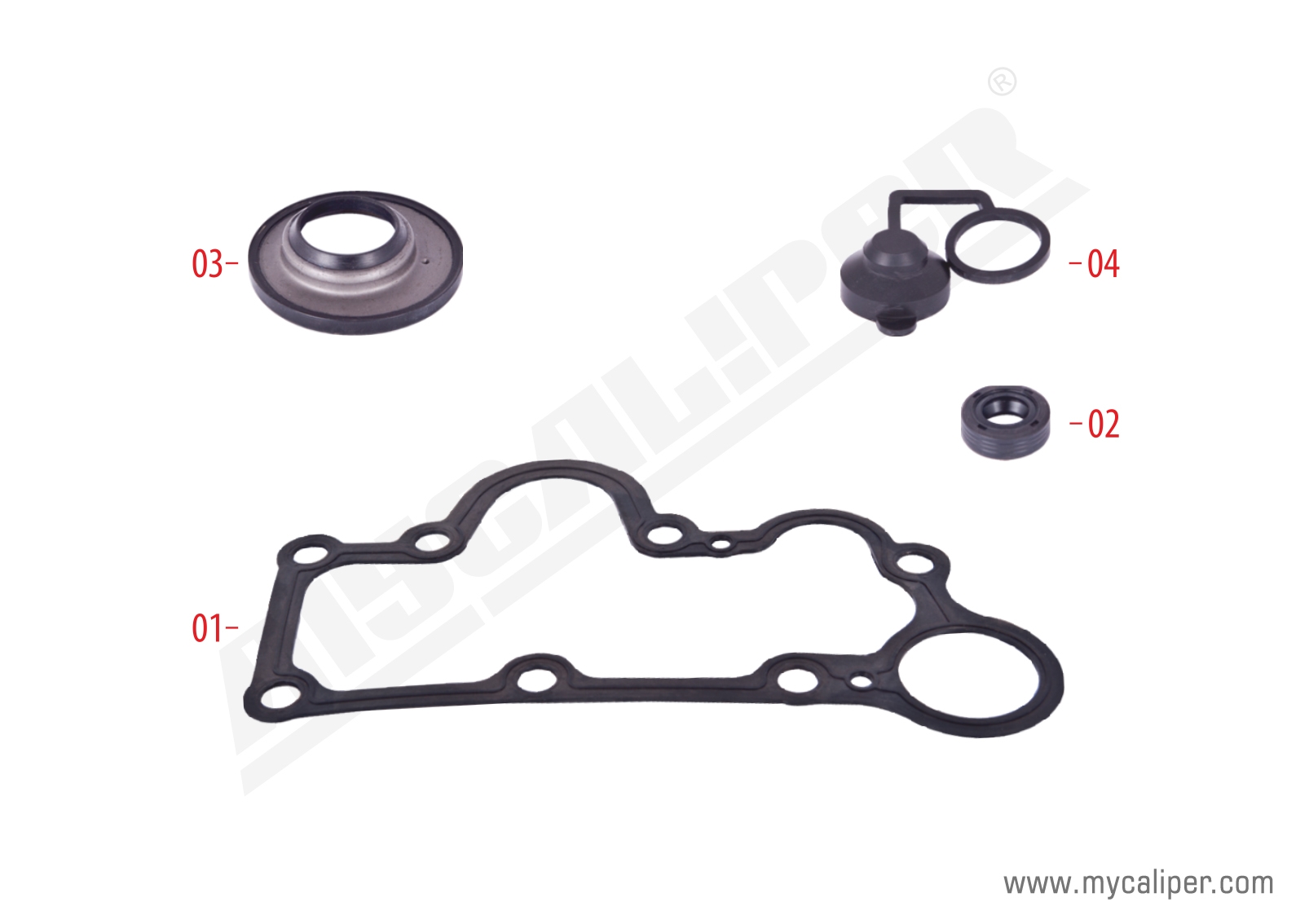 Caliper Cover Seal Repair Kit 