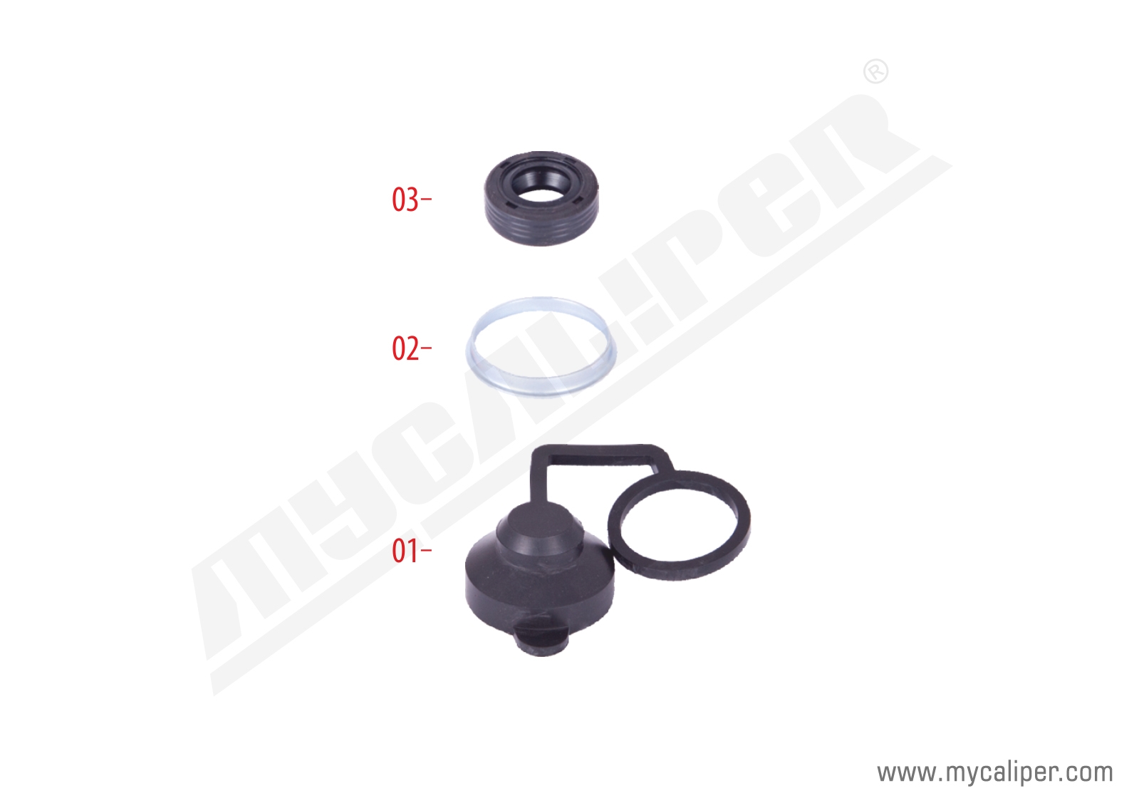 Caliper Adjuster Seal & Boot Repair Kit 