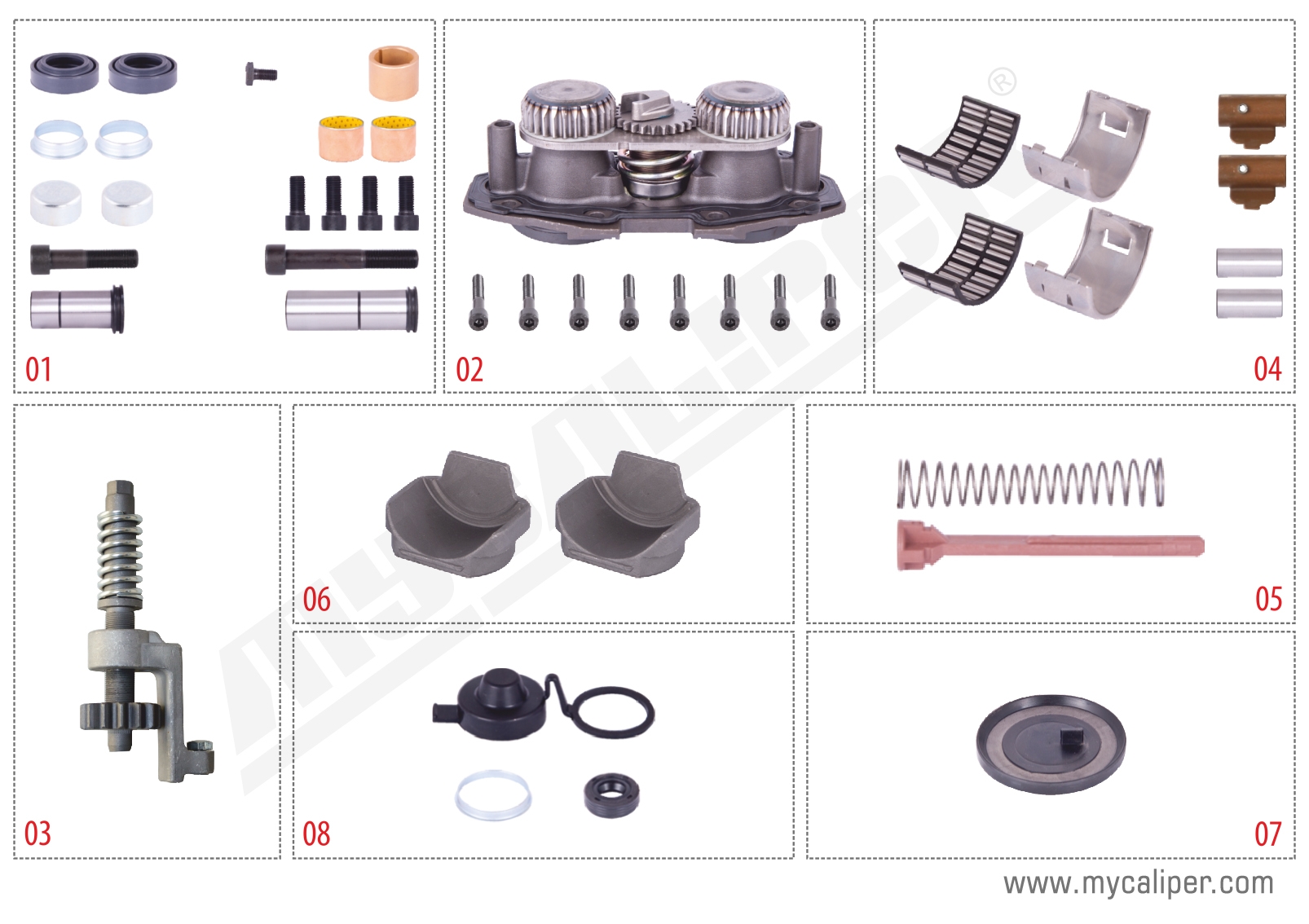 RENAULT 440 SET (ELSA 195/225 RADIAL/AXIAL -LEFT-RIGHT)