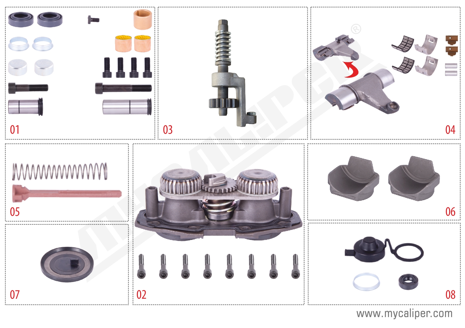 VOLVO SET NEW MODEL (ELSA 195/225 RADIAL/AXIAL -LEFT-RIGHT)