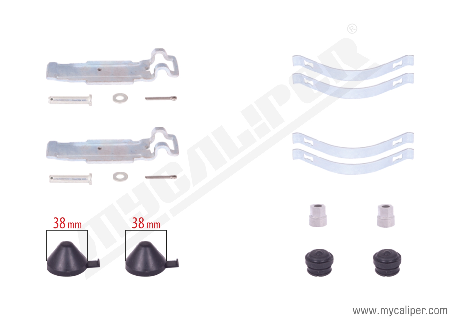 Caliper Pad Retainer Repair Kit