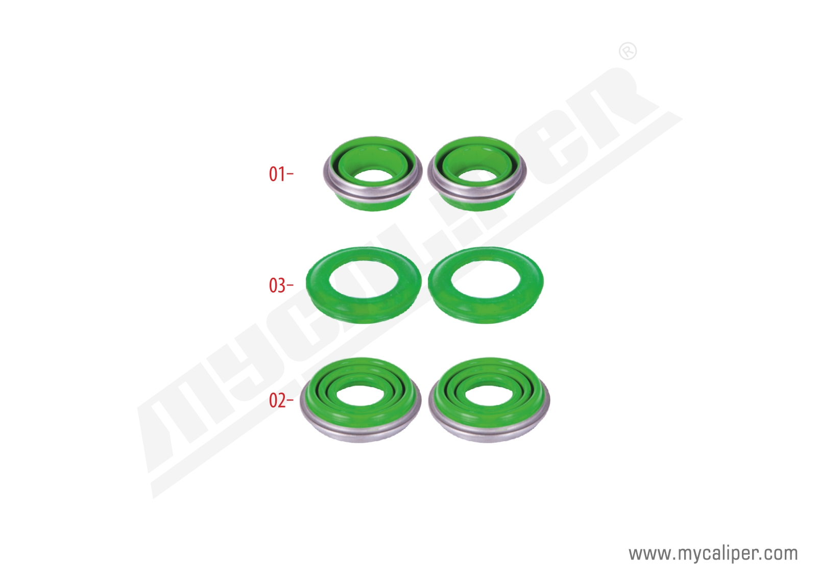 Caliper Seals Repair Kit