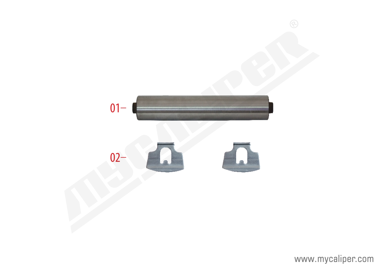 Caliper Shaft Housing Pin & Clamp Repair Kit 