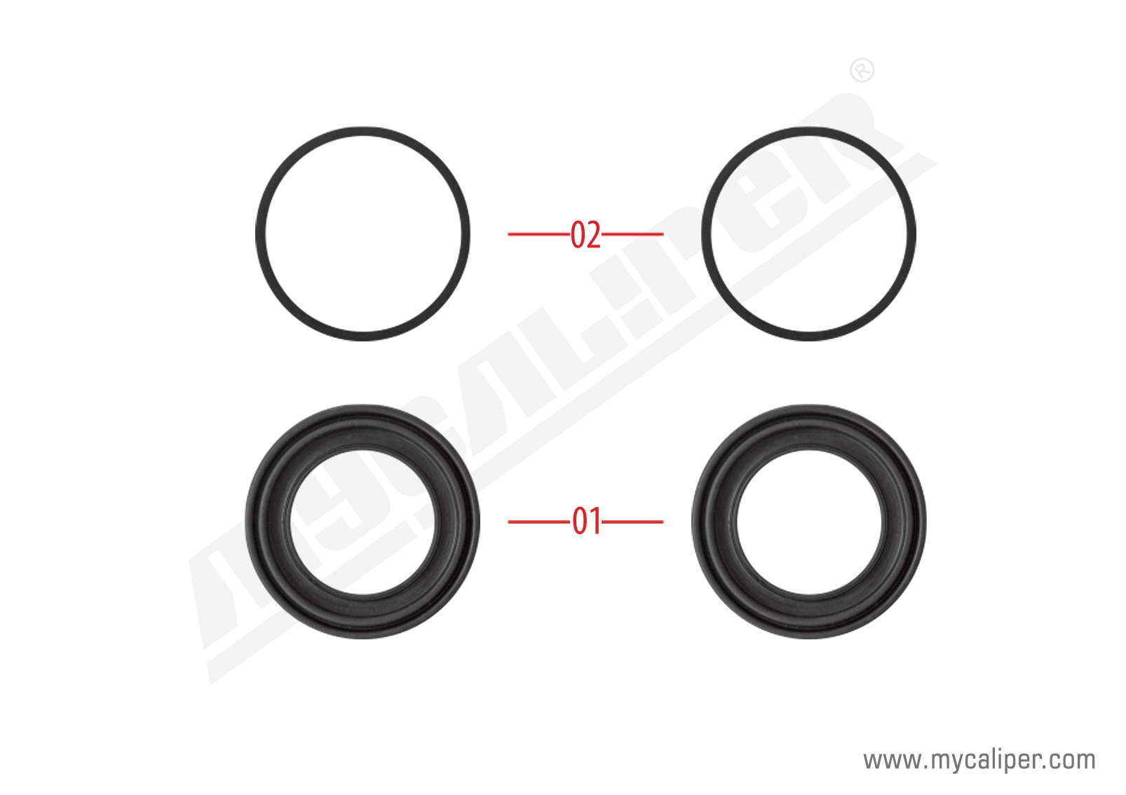 Operating Seals Kit (48 mm piston) 