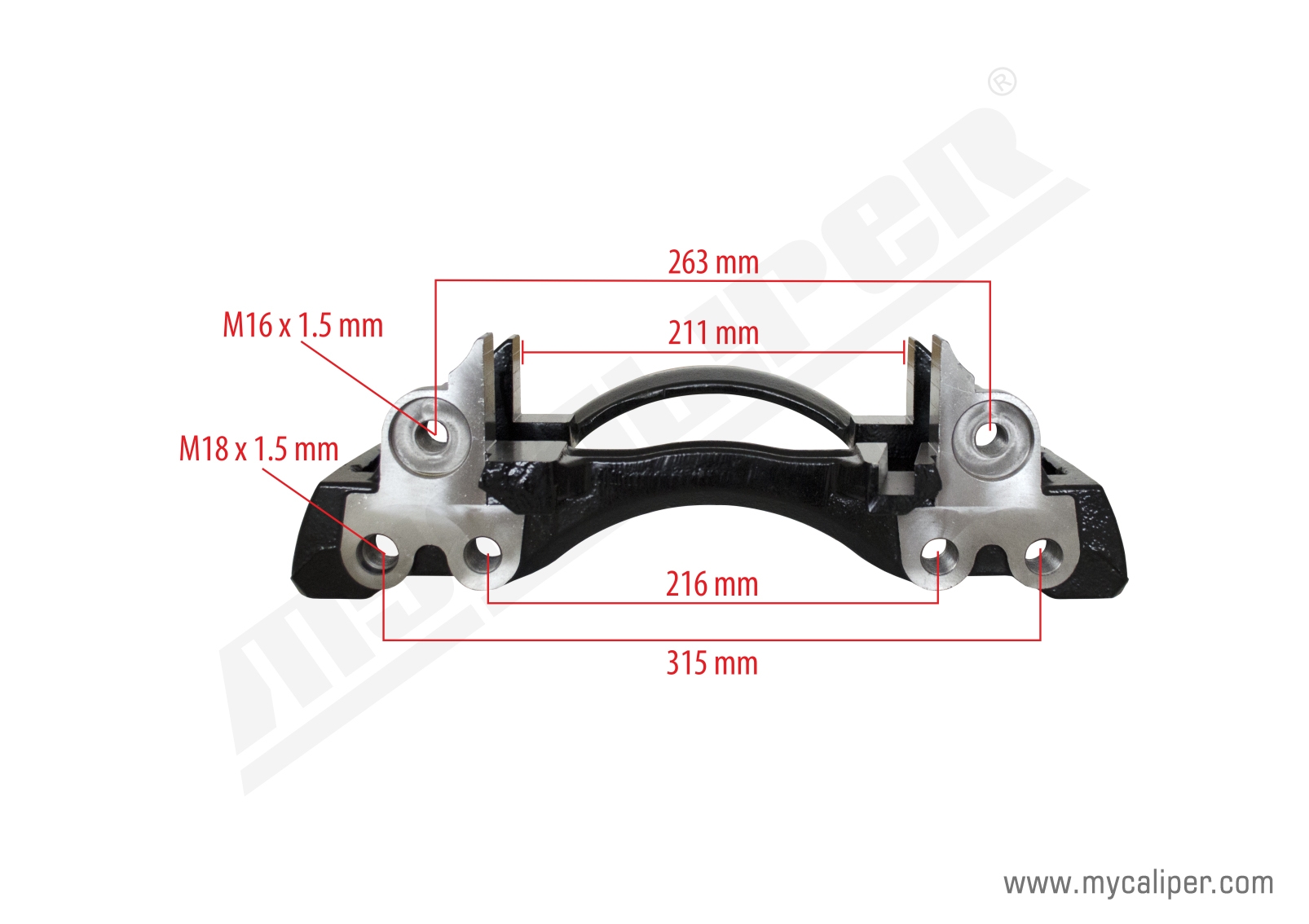 Wabco 19,5 Caliper Carrier Right 